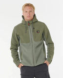 Anti Series Search Fleece - Cactus Green Men's Jackets Rip Curl M 