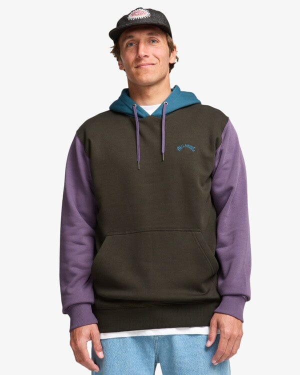 Arch Block Hoodie - Dusty Grape Men's Hoodies & Sweatshirts Billabong S 