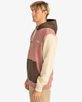 Arch Block Pullover Hoodie - Rosewood Men's Hoodies & Sweatshirts Billabong 