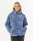 Artist Of The Search - Ty Williams Polar Fleece - Blue Women's Jackets Rip Curl Women 