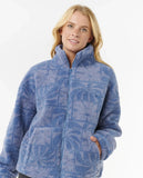 Artist Of The Search - Ty Williams Polar Fleece - Blue Women's Jackets Rip Curl Women 