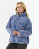 Artist Of The Search - Ty Williams Polar Fleece - Blue Women's Jackets Rip Curl Women S 