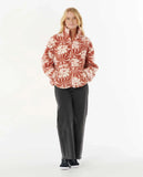 Artist Of The Search - Ty Williams Polar Fleece - Brick Women's Jackets Rip Curl Women 