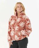 Artist Of The Search - Ty Williams Polar Fleece - Brick Women's Jackets Rip Curl Women 