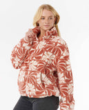 Artist Of The Search - Ty Williams Polar Fleece - Brick Women's Jackets Rip Curl Women 