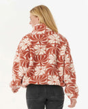 Artist Of The Search - Ty Williams Polar Fleece - Brick Women's Jackets Rip Curl Women 
