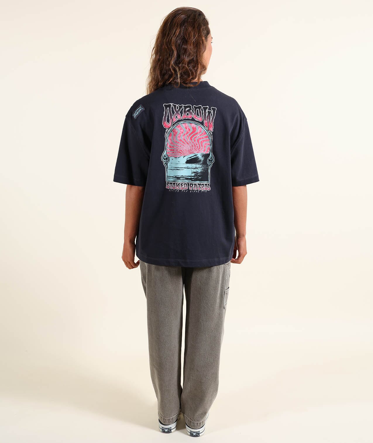 Astro Tee - Graphite Women's T-Shirts and Vest Tops Oxbow 