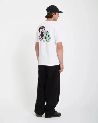 Aura T-Shirt - White Men's T-Shirts & Vests Volcom 