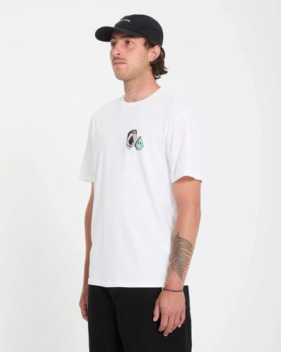 Aura T-Shirt - White Men's T-Shirts & Vests Volcom 