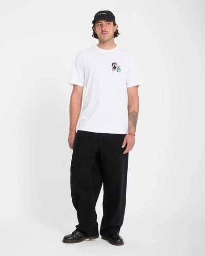 Aura T-Shirt - White Men's T-Shirts & Vests Volcom 