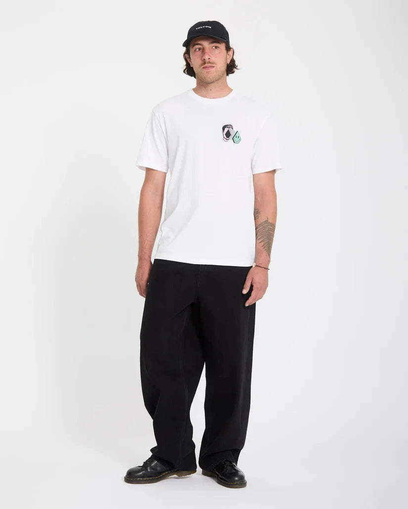 Aura T-Shirt - White Men's T-Shirts & Vests Volcom 