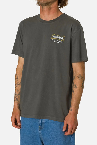 Axle Tee - Lead Men's T-Shirts & Vests Katin 