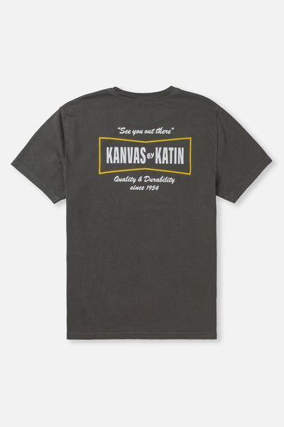 Axle Tee - Lead Men's T-Shirts & Vests Katin 