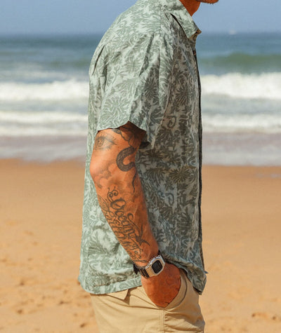 Barrel Shirt - Eucalyptus Men's Shirts & Polos Oxbow 