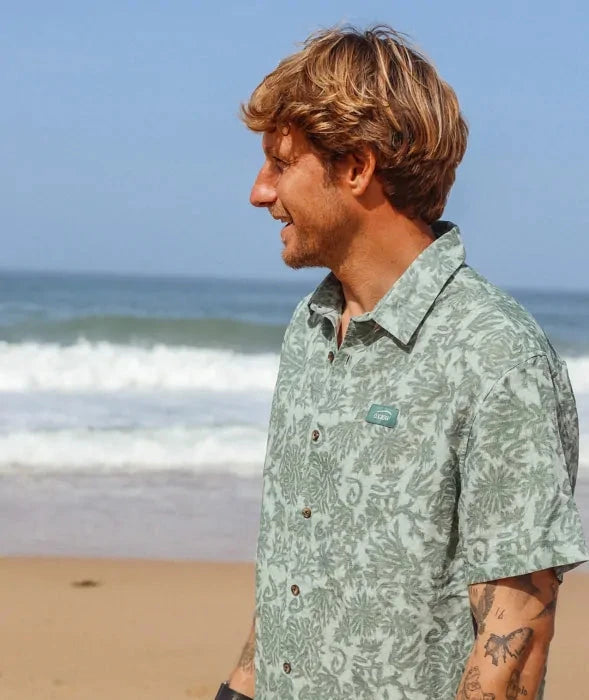Barrel Shirt - Eucalyptus Men's Shirts & Polos Oxbow 