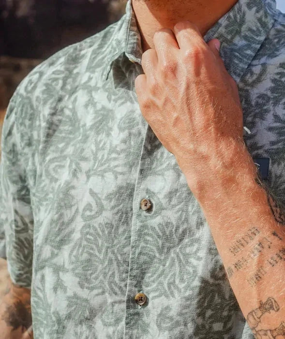 Barrel Shirt - Eucalyptus Men's Shirts & Polos Oxbow 