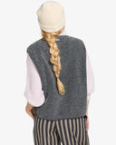 Be Happy Vest - Black Sands Women's Hoodies & Sweatshirts Billabong 