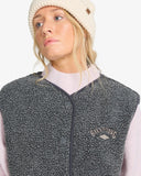 Be Happy Vest - Black Sands Women's Hoodies & Sweatshirts Billabong 