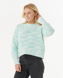 Beach Party Slub Sweater - Aqua Women's Knitwear Rip Curl Women 