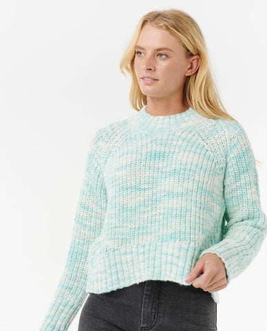 Beach Party Slub Sweater - Aqua Women's Knitwear Rip Curl Women XS 