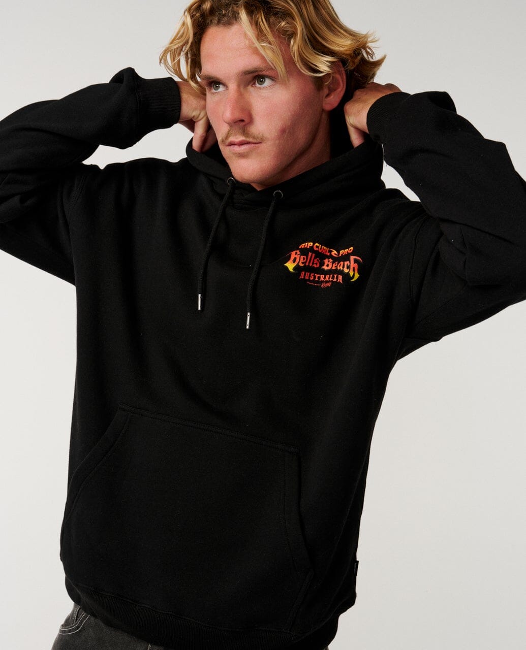 Bells Pro 26 Hood - Black Men's Hoodies & Sweatshirts Rip Curl 