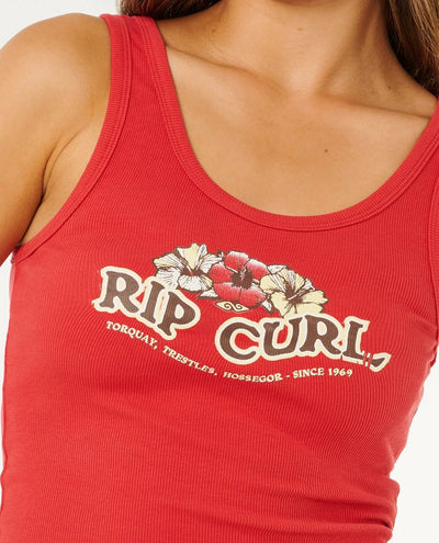 Bells Tank - Deep Red Women's T-Shirts and Vest Tops Rip Curl Women 