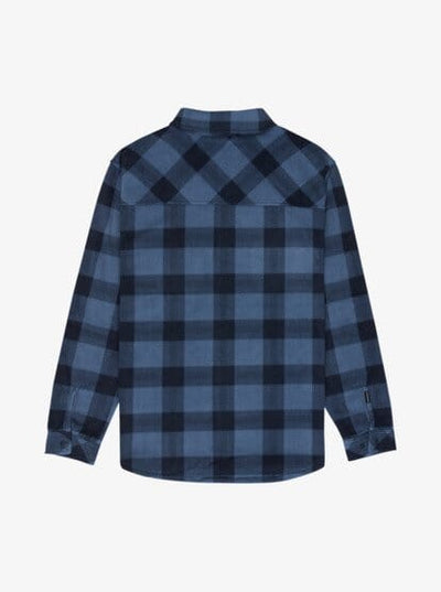 Bering Strait Check Shirt (XL) - China Blue Northsea Plaid Men's Shirts & Polos Quiksilver 
