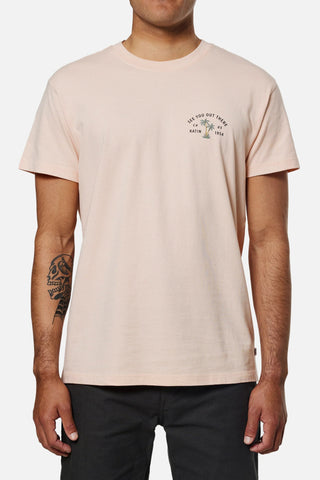 BERMUDA TEE - Pink Sand Wash Men's T-Shirts & Vests Katin S 