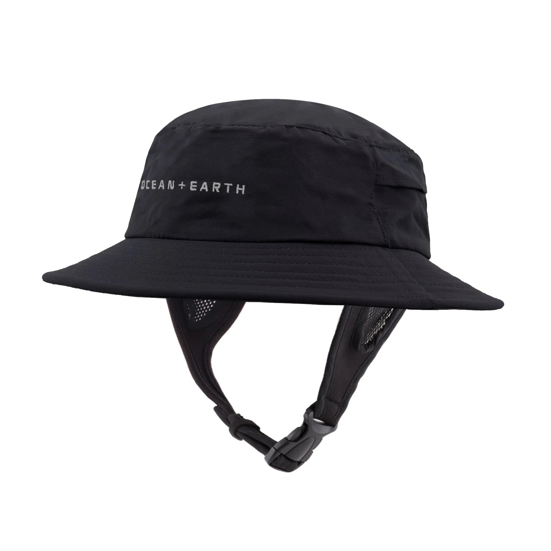 Bingin Soft Peak Surf Hat - Black Unisex Hats Ocean & Earth S 