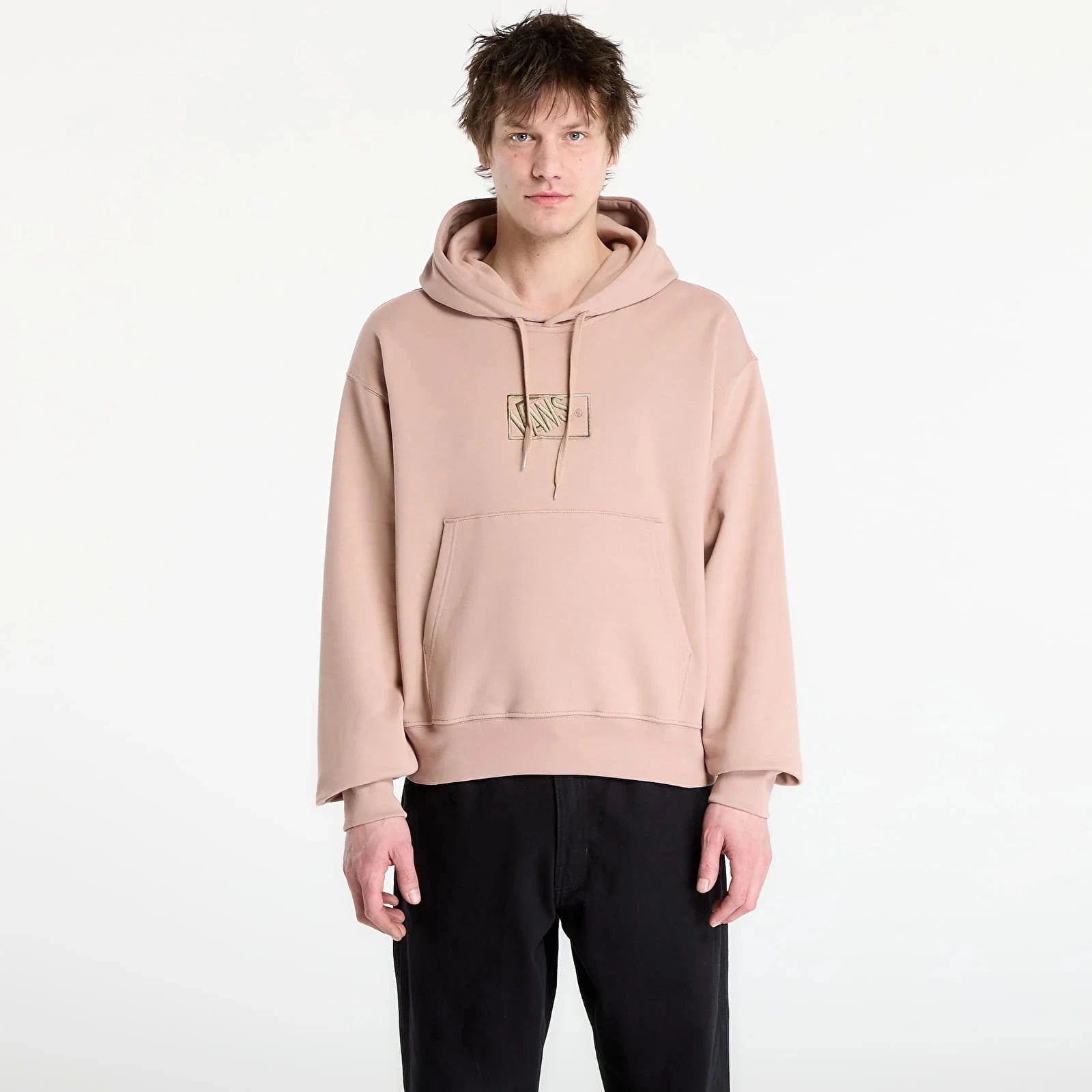 Blocked Box PO Hoodie - Warm Taupe Men's Hoodies & Sweatshirts Vans S 