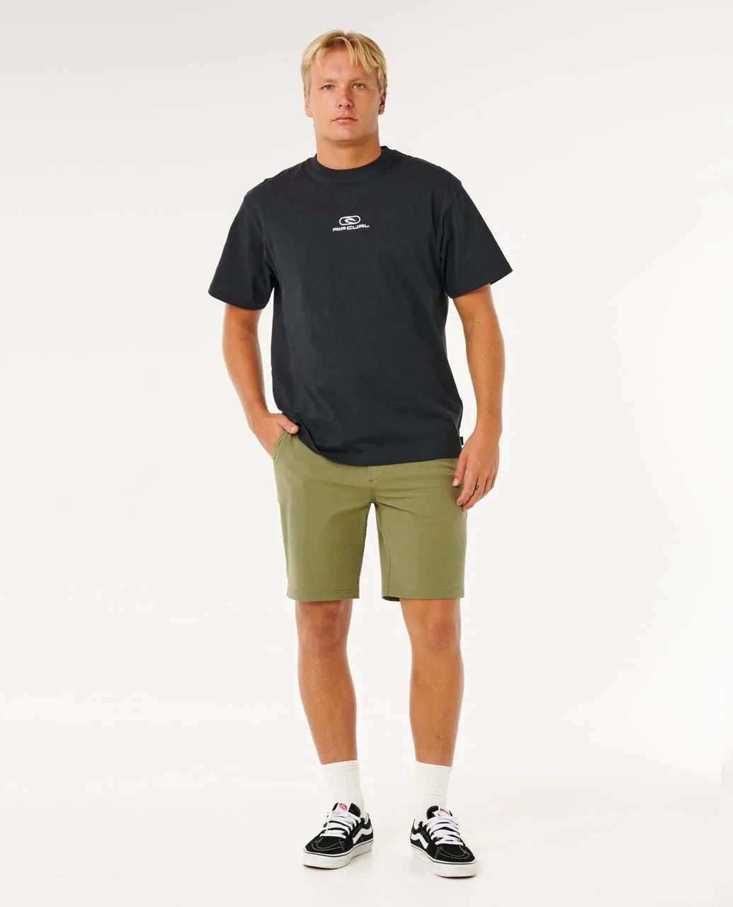 Boardwalk Phase 19 - Surplus Green Men's Shorts & Boardshorts Bathsheba Surf 30" 