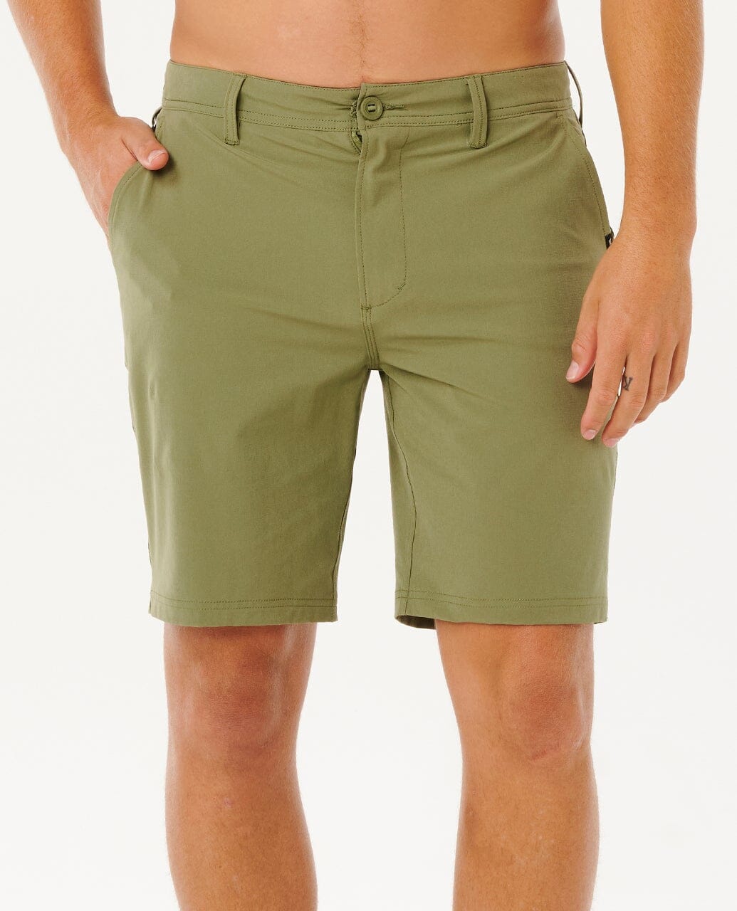 Boardwalk Phase 19 - Surplus Green Men's Shorts & Boardshorts Bathsheba Surf 