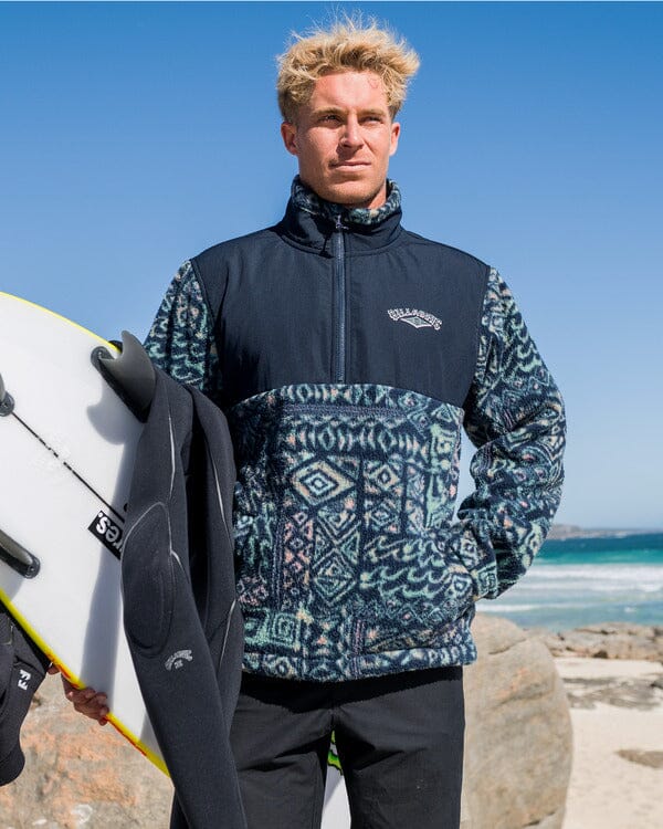 Boundary Re-Issue Fleece - Multi Men's Hoodies & Sweatshirts Billabong M 