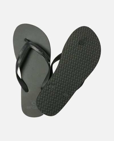 Brand Logo Bloom Open Toe - Black Men's Shoes & Flip Flops Rip Curl 