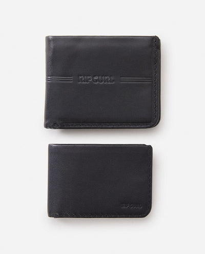 Brand Stripe RFID 2 in 1 - Black Wallets Rip Curl 