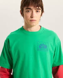 Bright Day Tee - Vivid Verdant Men's T-Shirts & Vests Vans 