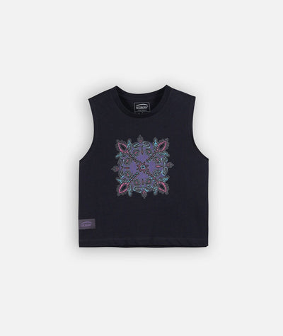 Bumblebee Tank Top - Graphite Women's T-Shirts and Vest Tops Oxbow 