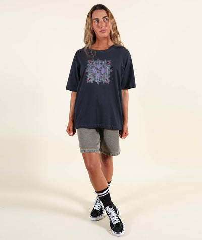 Bumblebee Tee - Graphite Women's T-Shirts and Vest Tops Oxbow 