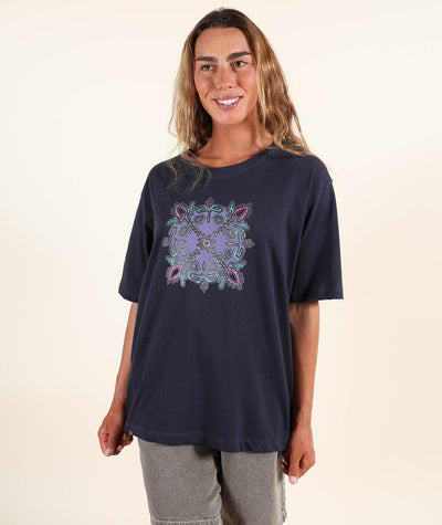 Bumblebee Tee - Graphite Women's T-Shirts and Vest Tops Oxbow XS 