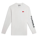 Burgee Long Sleeve T Shirt - Off White Men's T-Shirts & Vests Florence Marine X S 