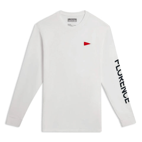 Burgee Long Sleeve T Shirt - Off White Men's T-Shirts & Vests Florence Marine X S 