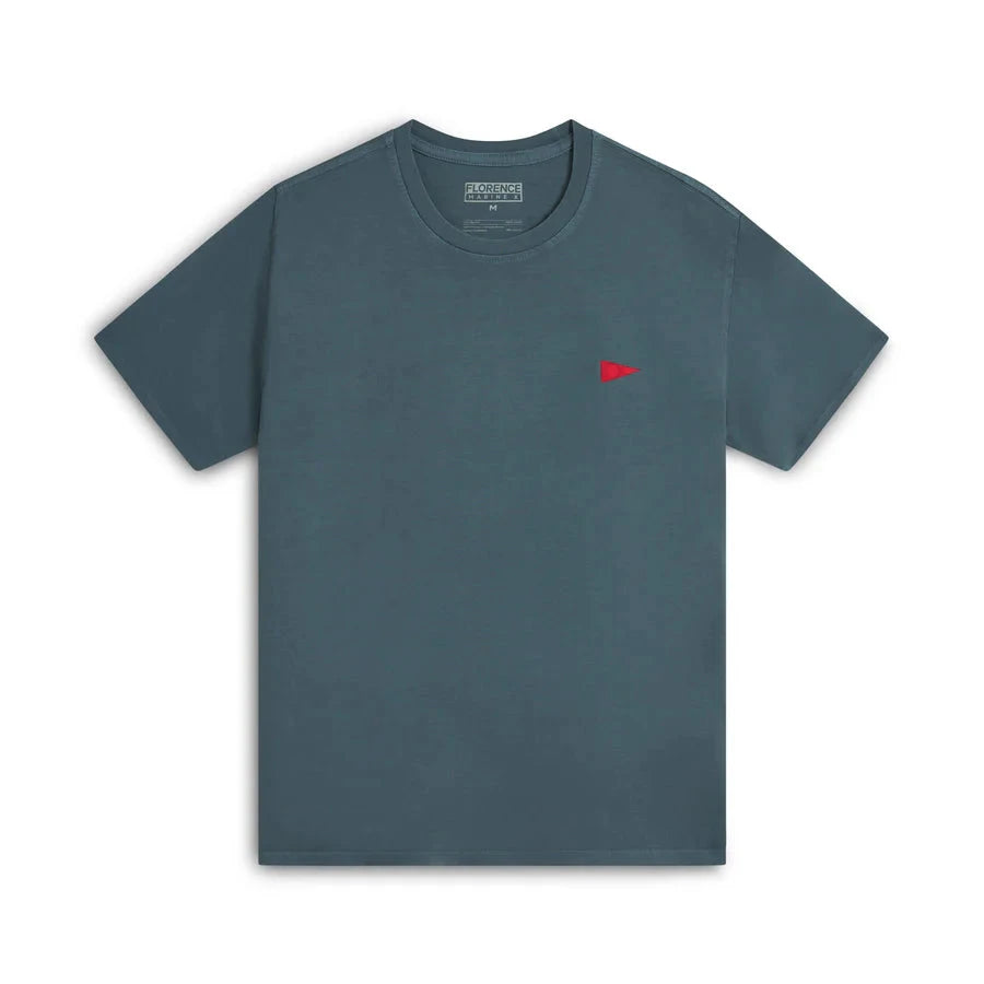 Burgee T Shirt - Storm Men's T-Shirts & Vests Florence Marine X S 