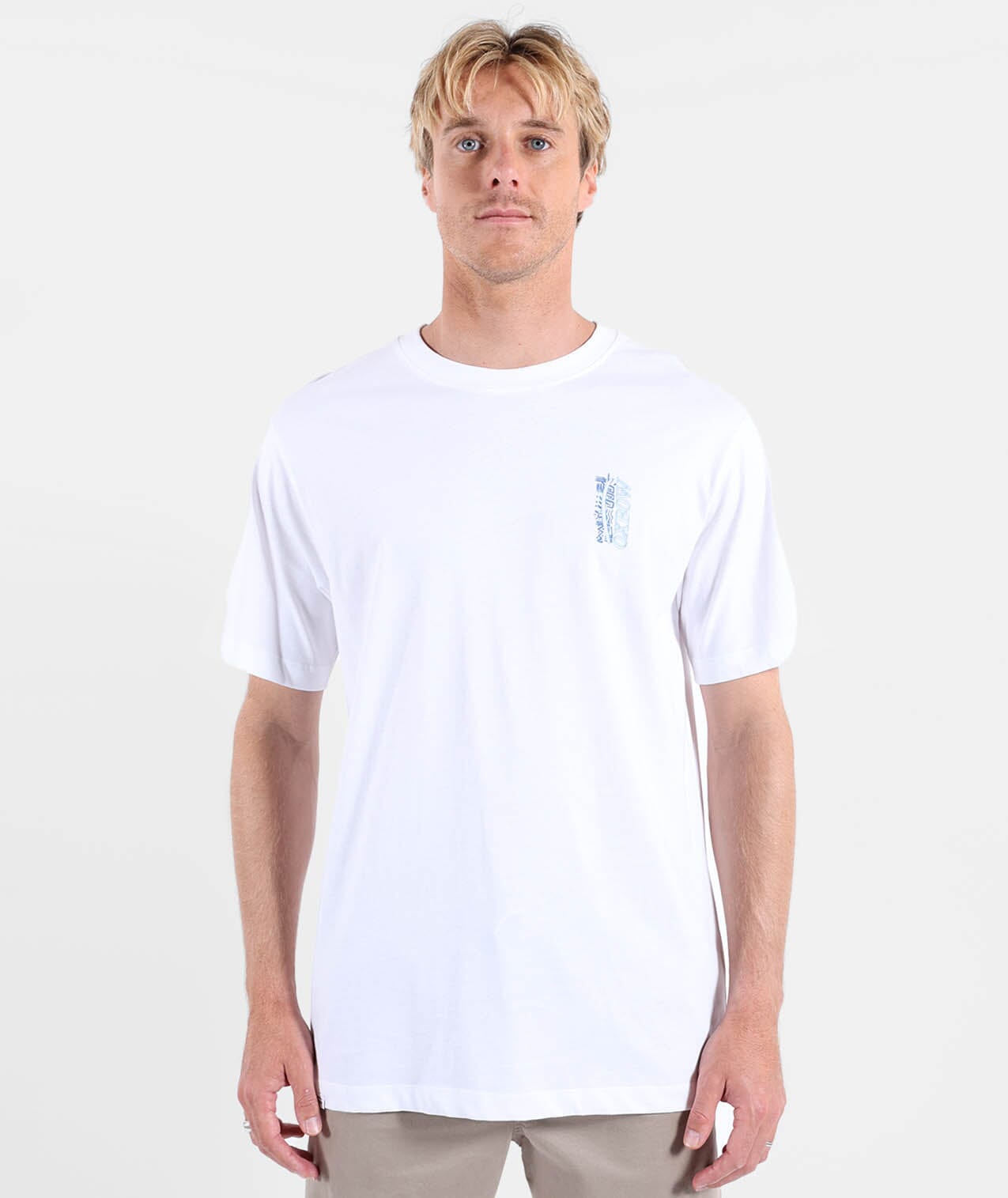Cave Tee - White Men's T-Shirts & Vests Oxbow 