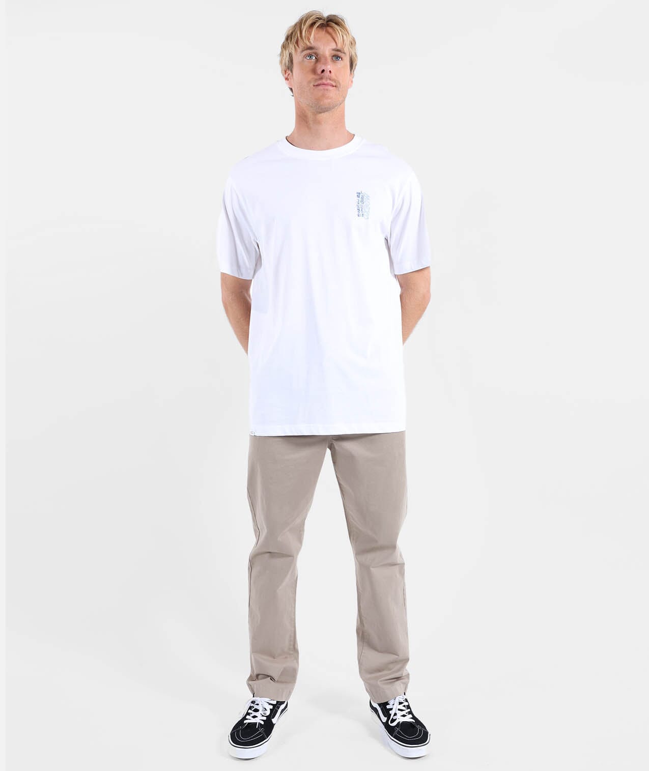Cave Tee - White Men's T-Shirts & Vests Oxbow 