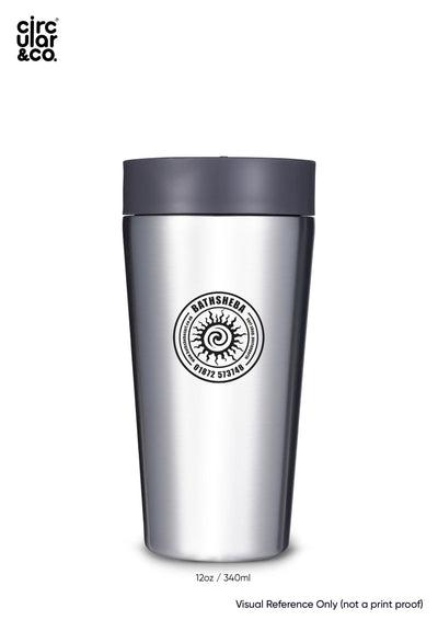 Circular Stainless Steel Bathsheba Surf Travel Mug, 12oz (340ml) - Black Cups & Flasks Circular&Co. 