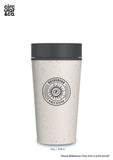 Circular&Co. Bathsheba Surf Reusable Coffee Cup, 12oz (340ml) - Black Cups & Flasks Circular&Co. 