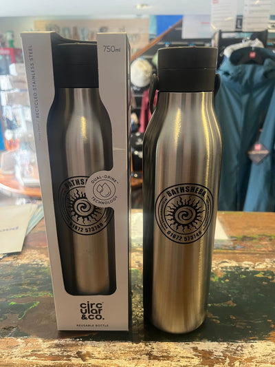 Circular&Co. Bathsheba Surf Reusable Water Bottle (750ml) - Black Cups & Flasks Circular&Co. 