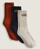Classic Check Crew Sock - Parisian Night (3 pairs) Men's Socks Vans 