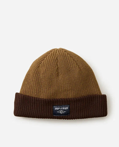 Classic Surf Lined Reg Beanie - Khaki Men's Hats,Caps&Beanies Rip Curl 