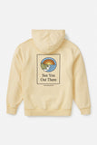 COASTAL HOODIE - Sun Yellow Sand Wash Men's Hoodies & Sweatshirts Katin 